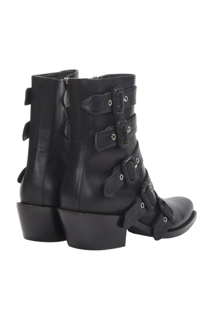 Burberry Stiefeletten Size 38.5 Schwarz 