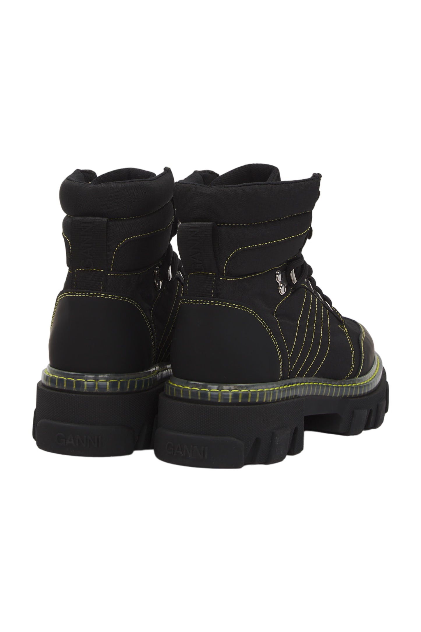 Ganni Schnürstiefeletten Size 40 Schwarz 