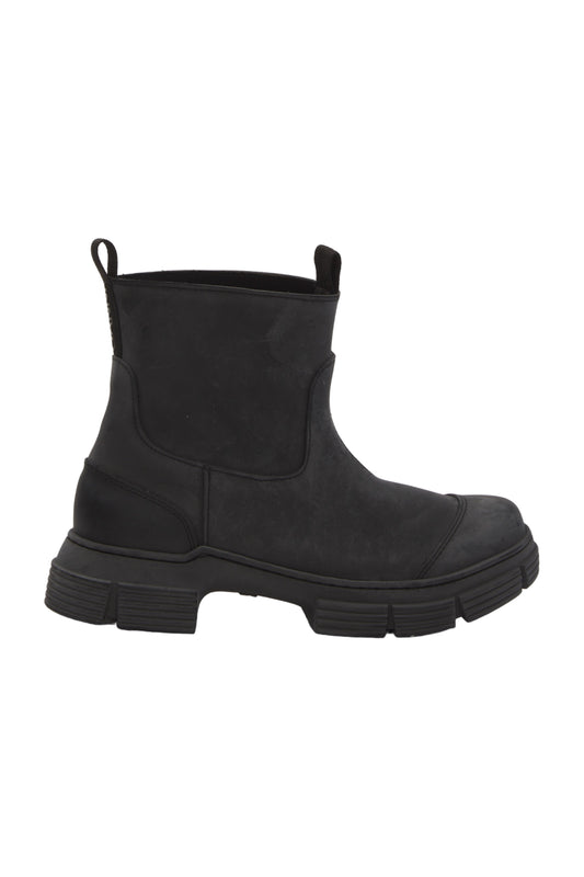 Ganni Gummistiefel Size 37 Grau  
