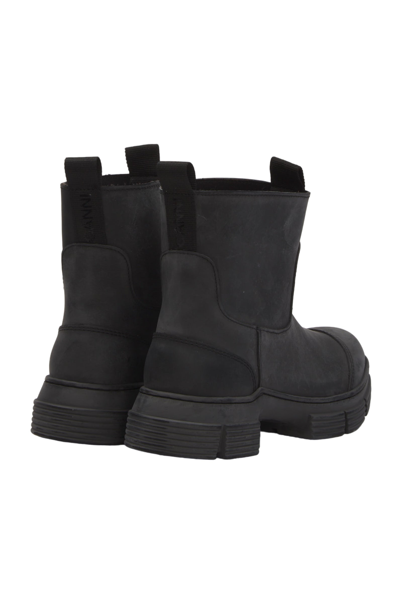 Ganni Gummistiefel Size 37 Grau  
