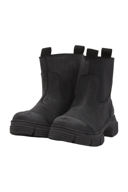 Ganni Gummistiefel Size 37 Grau  