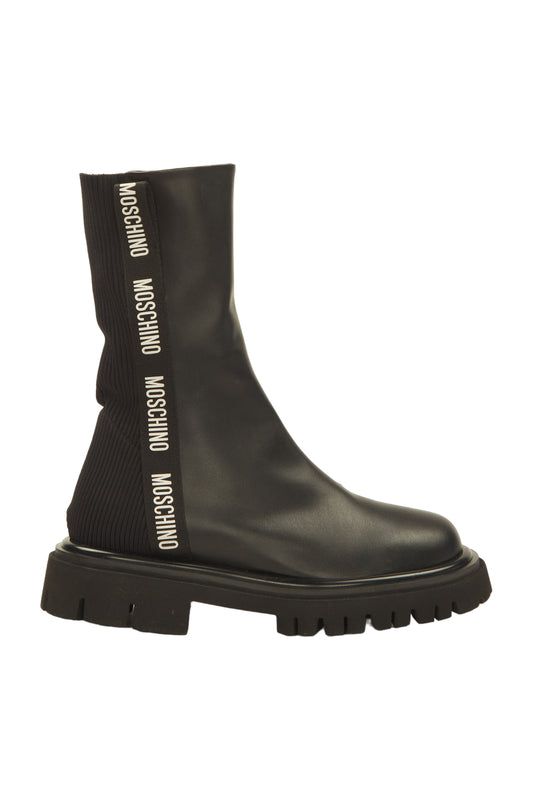 Moschino Stiefel Size 38 Schwarz 