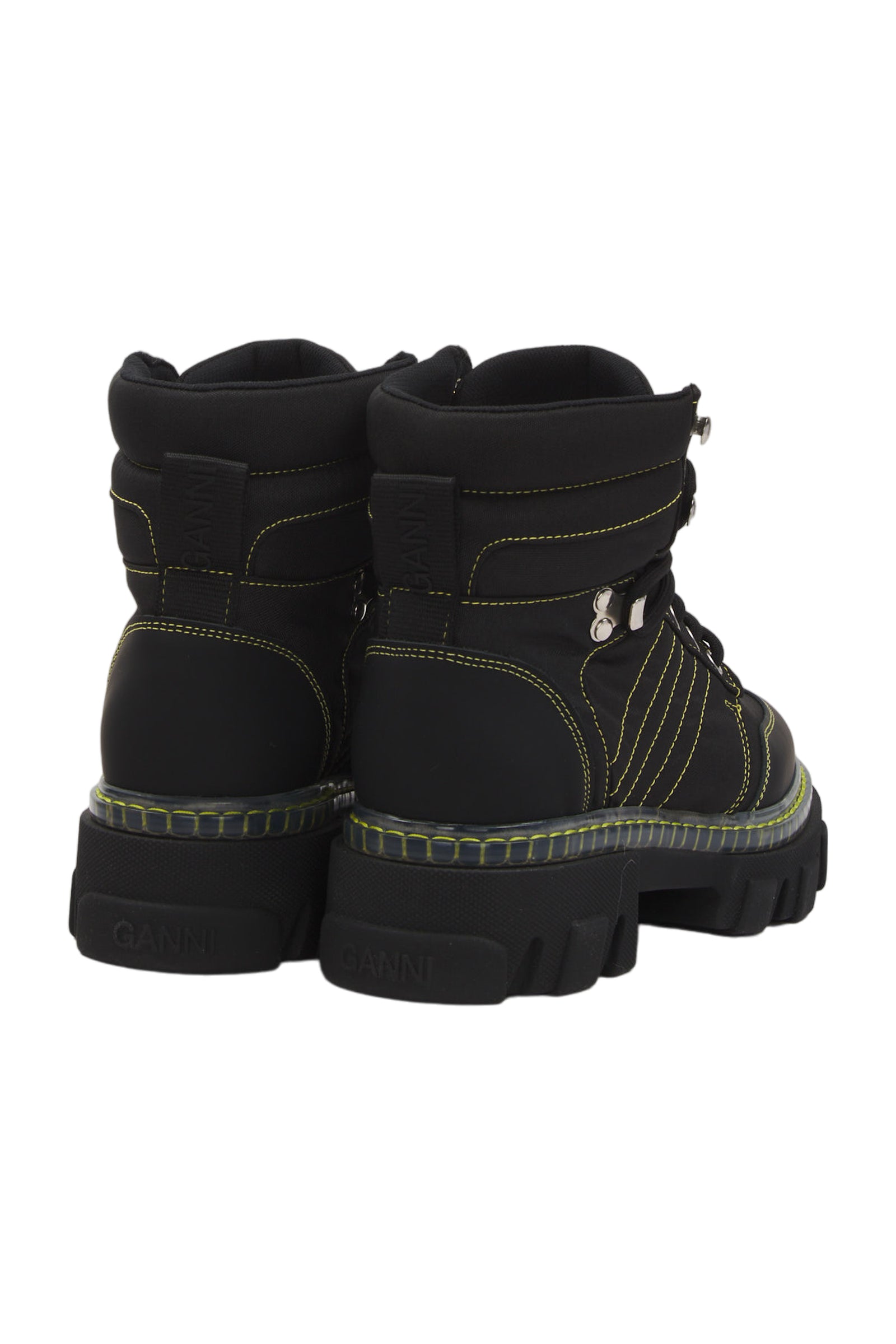 Ganni Schnürstiefeletten Size 37 Schwarz 