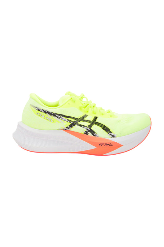 ASICS Magic Speed 4 Damen Laufschuhe - Neon Gelb/Schwarz