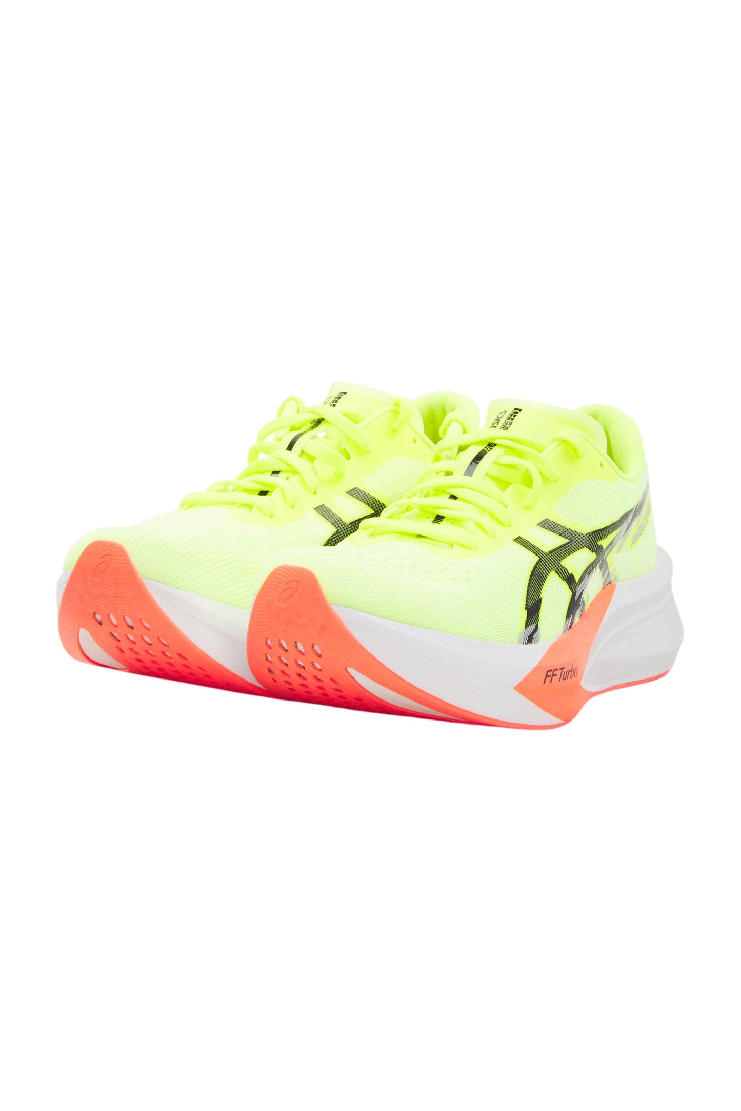 ASICS Magic Speed 4 Damen Laufschuhe - Neon Gelb/Schwarz