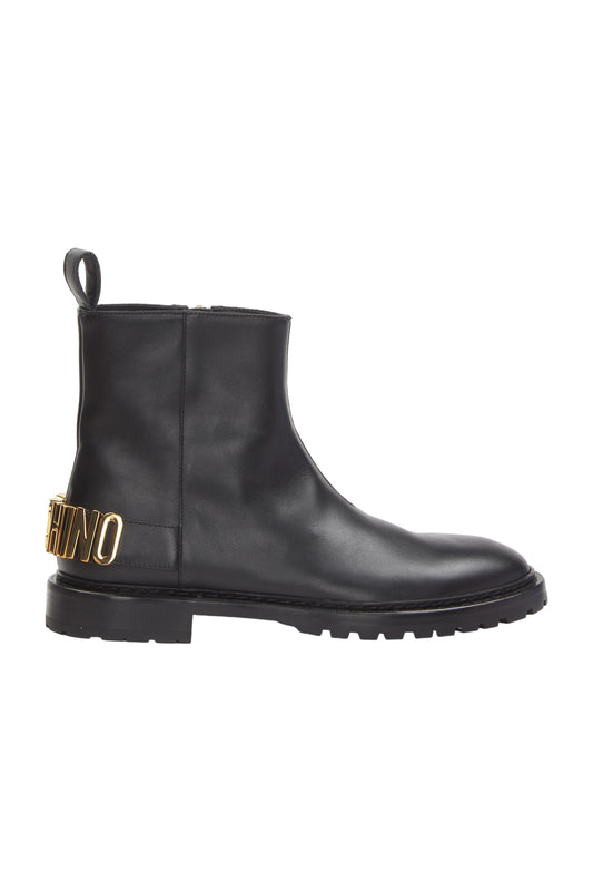 Moschino Ankle Boots Size 40 Schwarz 