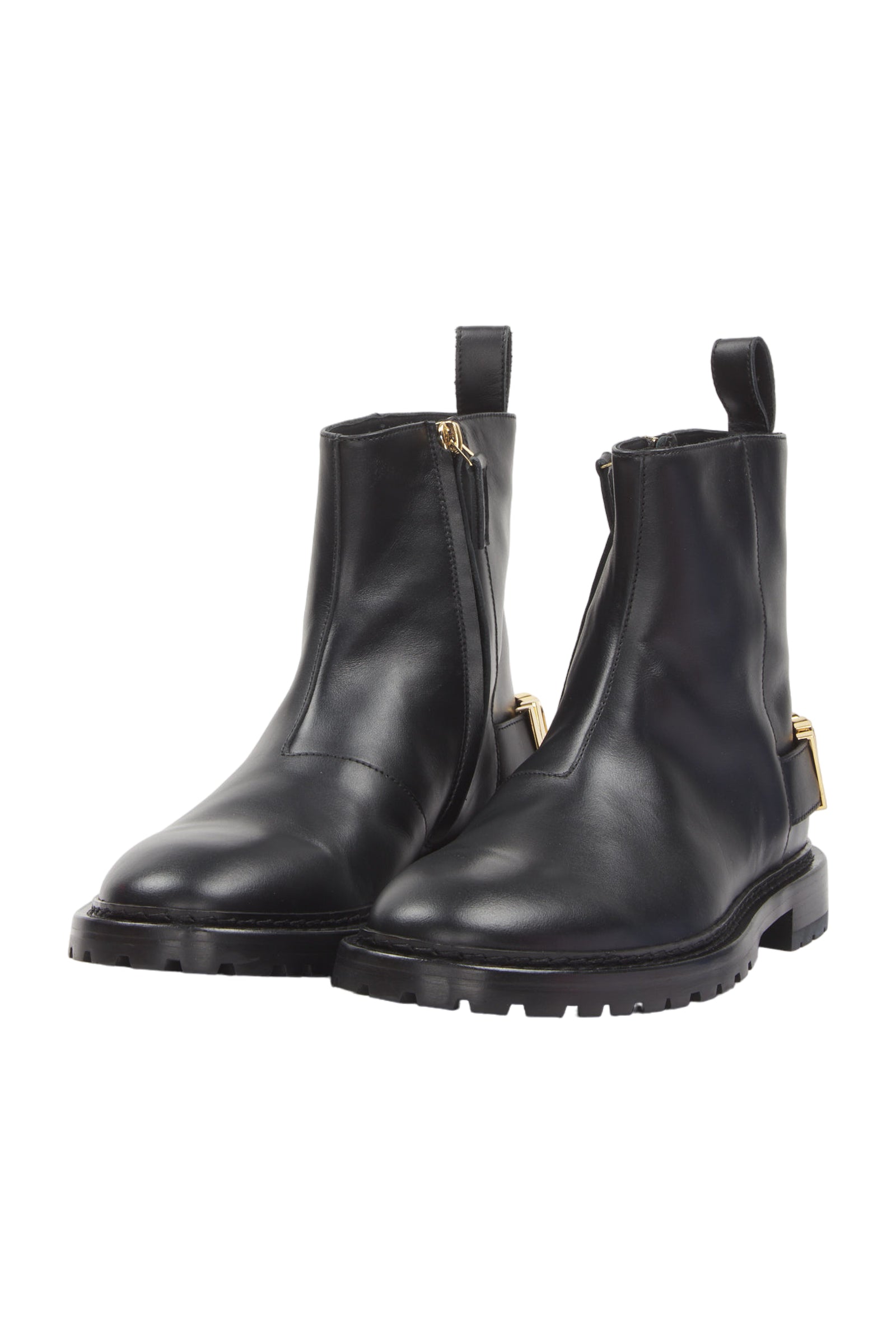 Moschino Ankle Boots Size 40 Schwarz 