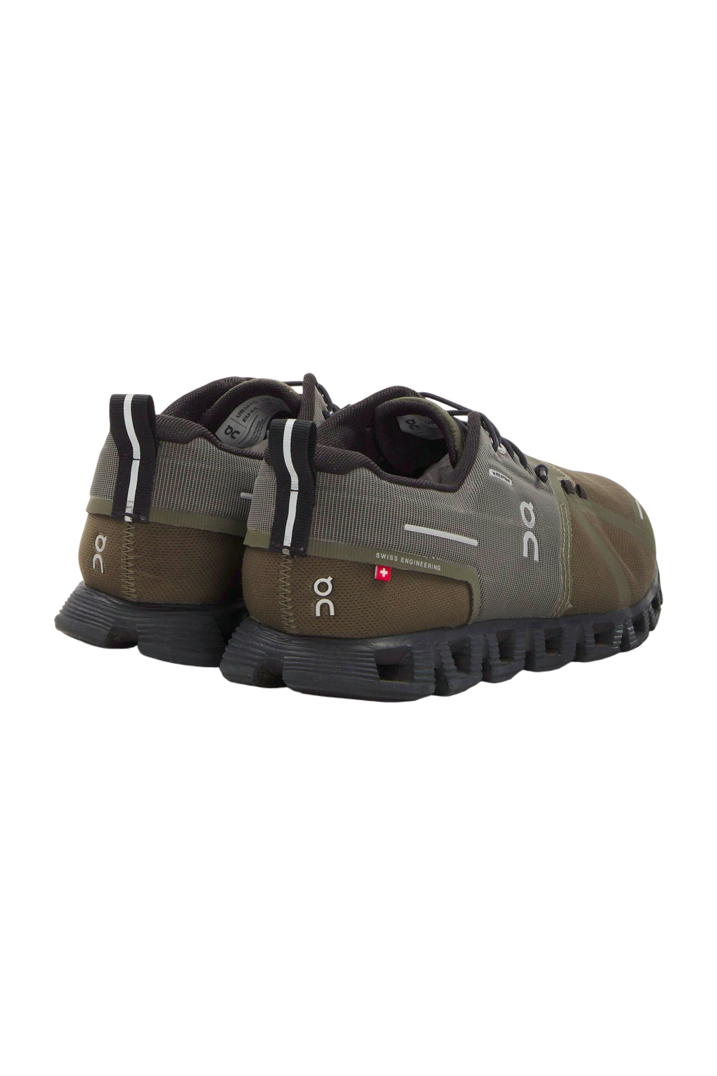 ON Cloud 5 Waterproof Herren Laufschuhe - Olive/Black