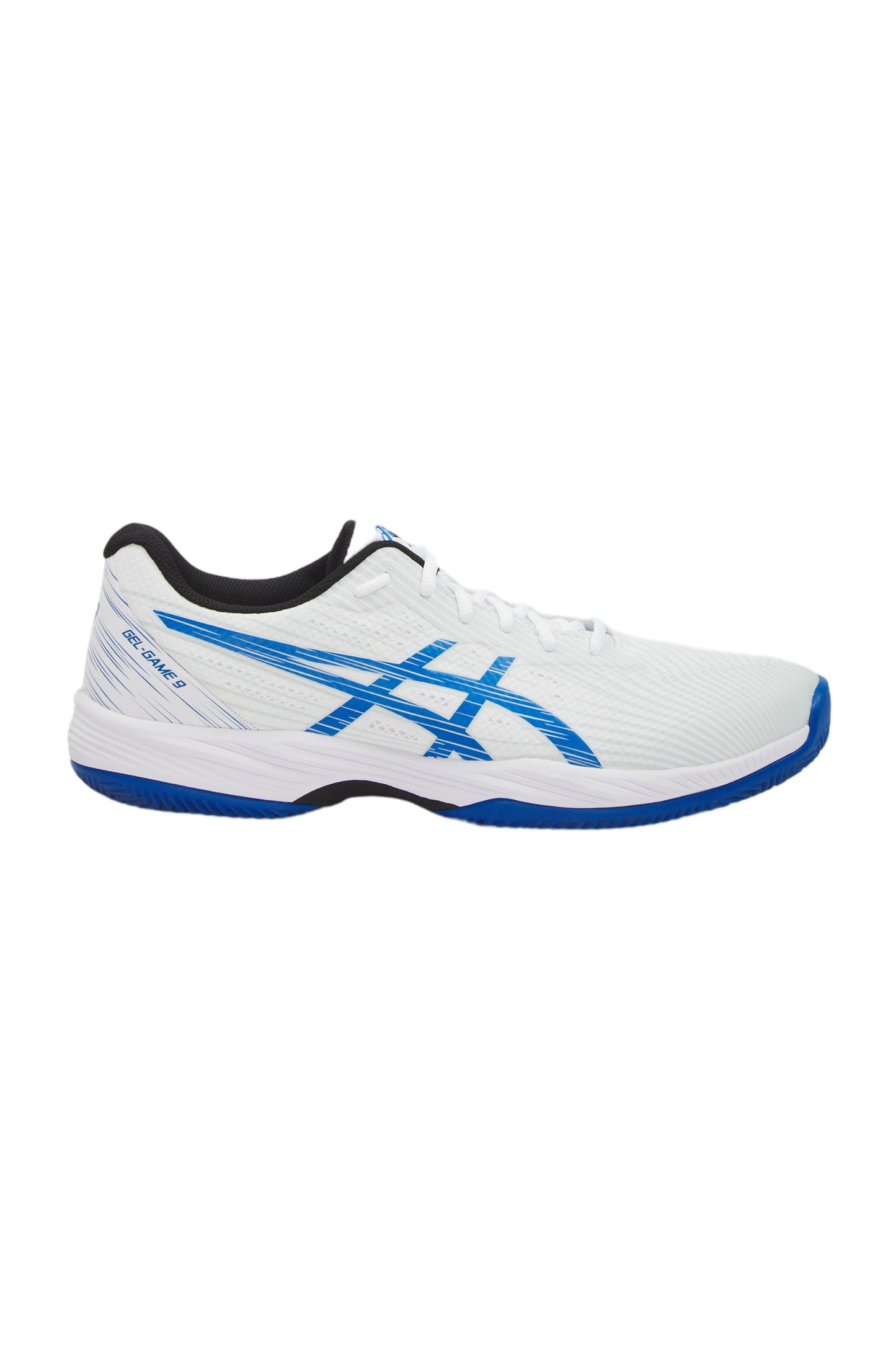 ASICS Gel-Game 9 Herren-Tennisschuhe - Weiß/Tuna Blau
