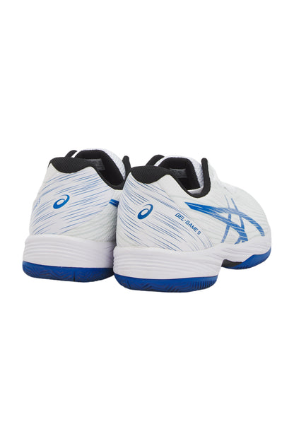 ASICS Gel-Game 9 Herren-Tennisschuhe - Weiß/Tuna Blau