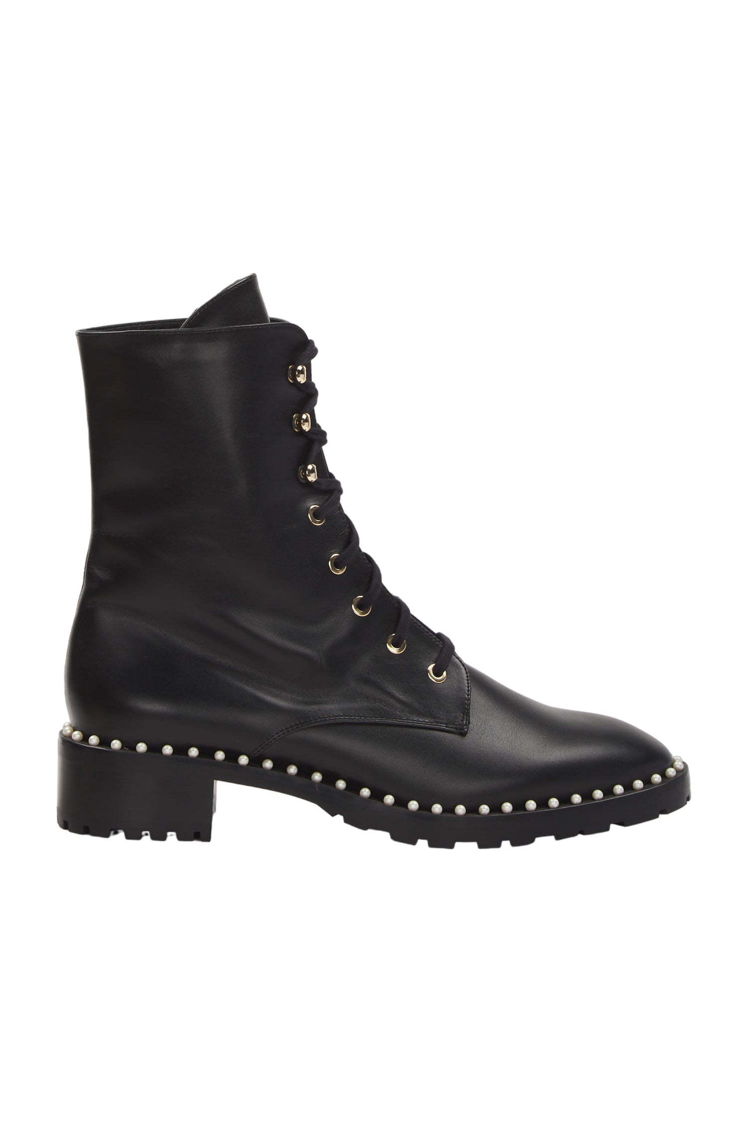 Stuart Weitzman Schnürstiefeletten Size 40 Schwarz 