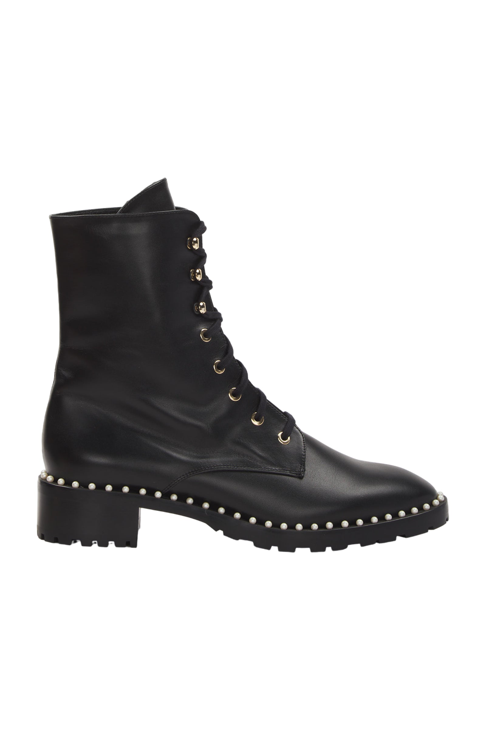 Stuart Weitzman Schnürstiefeletten Size 40 Schwarz 