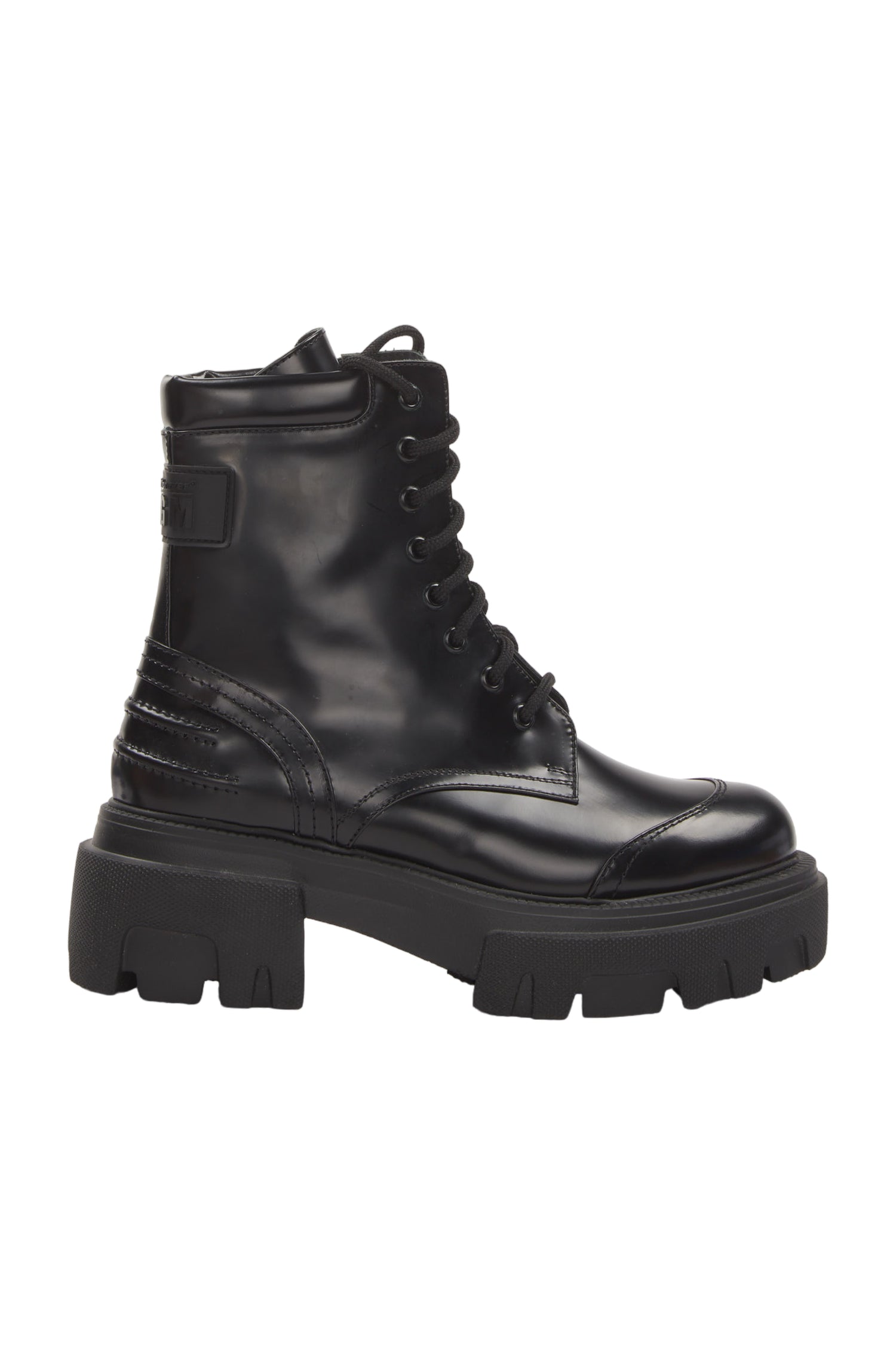 Msgm Schnürstiefeletten Size 38 Schwarz 