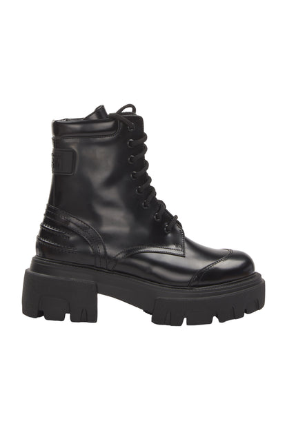 Msgm Schnürstiefeletten Size 38 Schwarz 