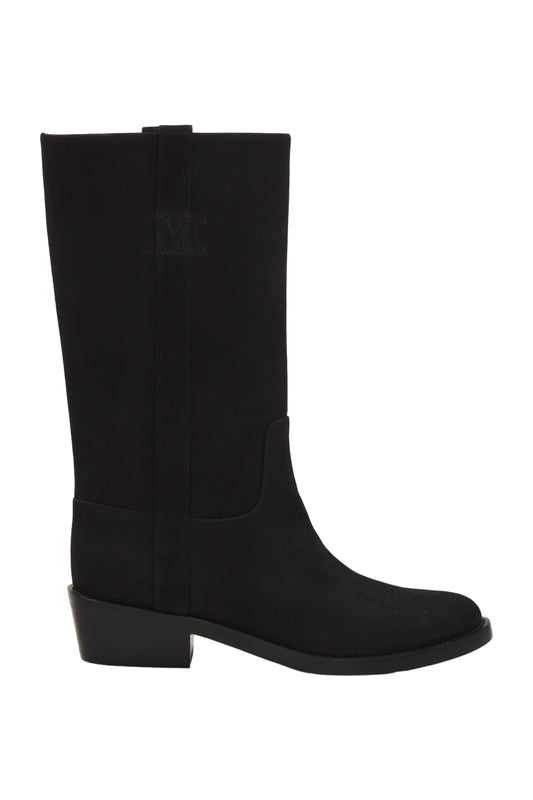 Max Mara Stiefel Size 38 Schwarz 