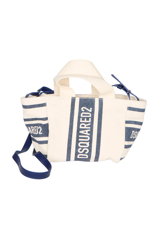 Dsquared2 Canvas Handtasche Weiß 