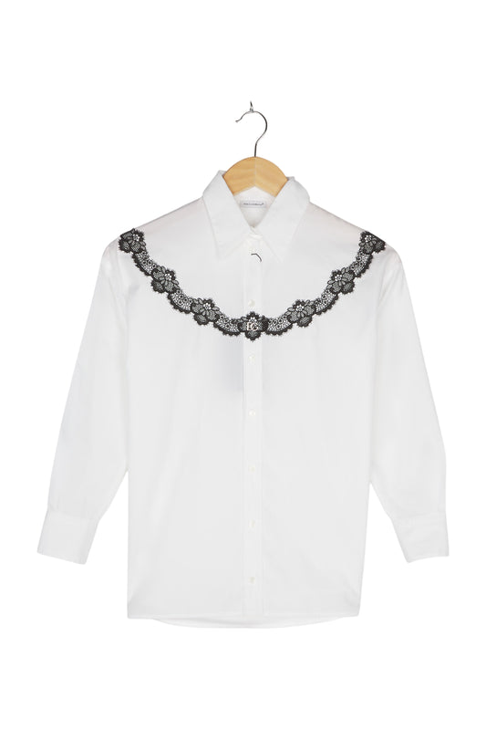 Dolce & Gabbana Bluse mit Spitze