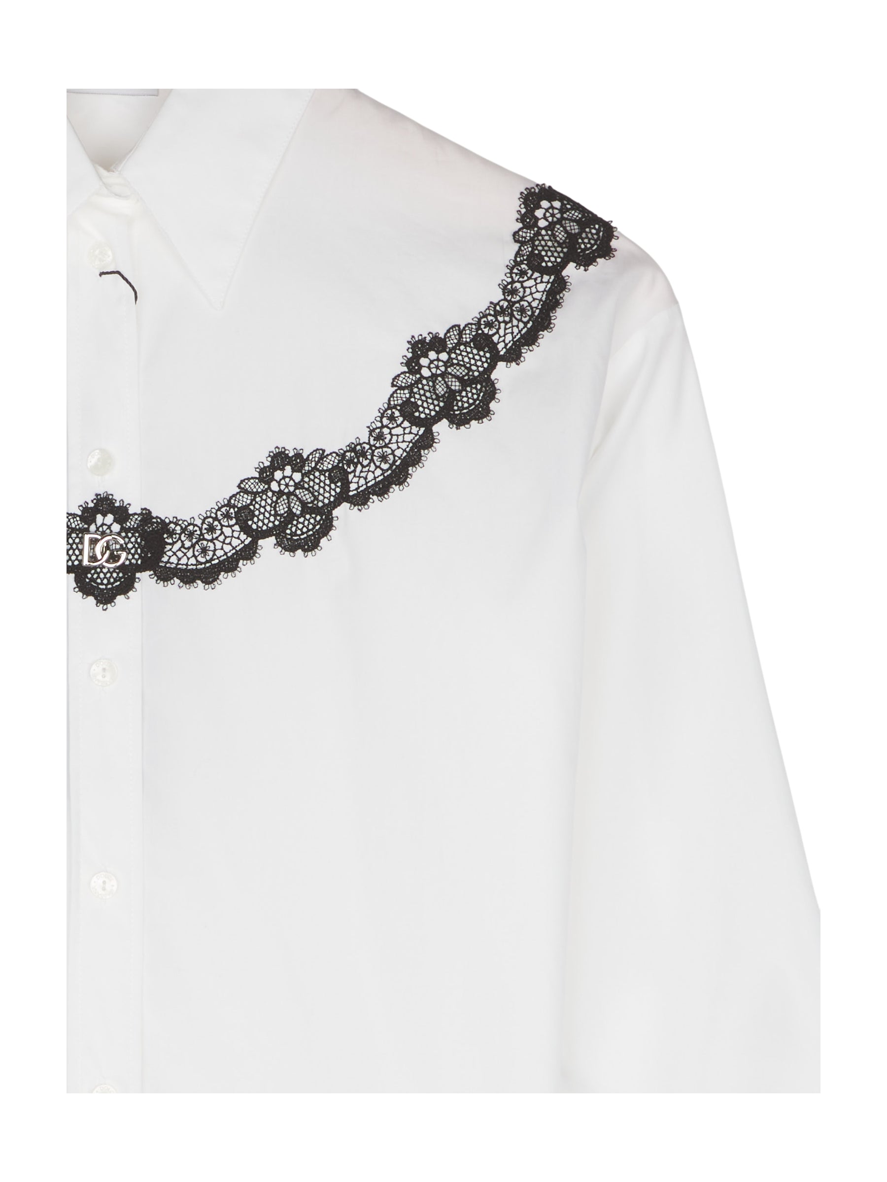 Dolce & Gabbana Bluse mit Spitze