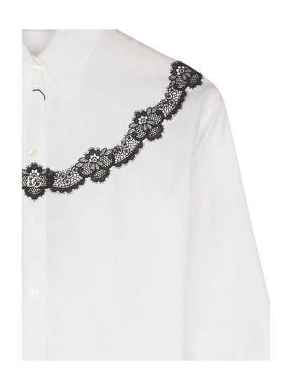 Dolce & Gabbana Bluse mit Spitze