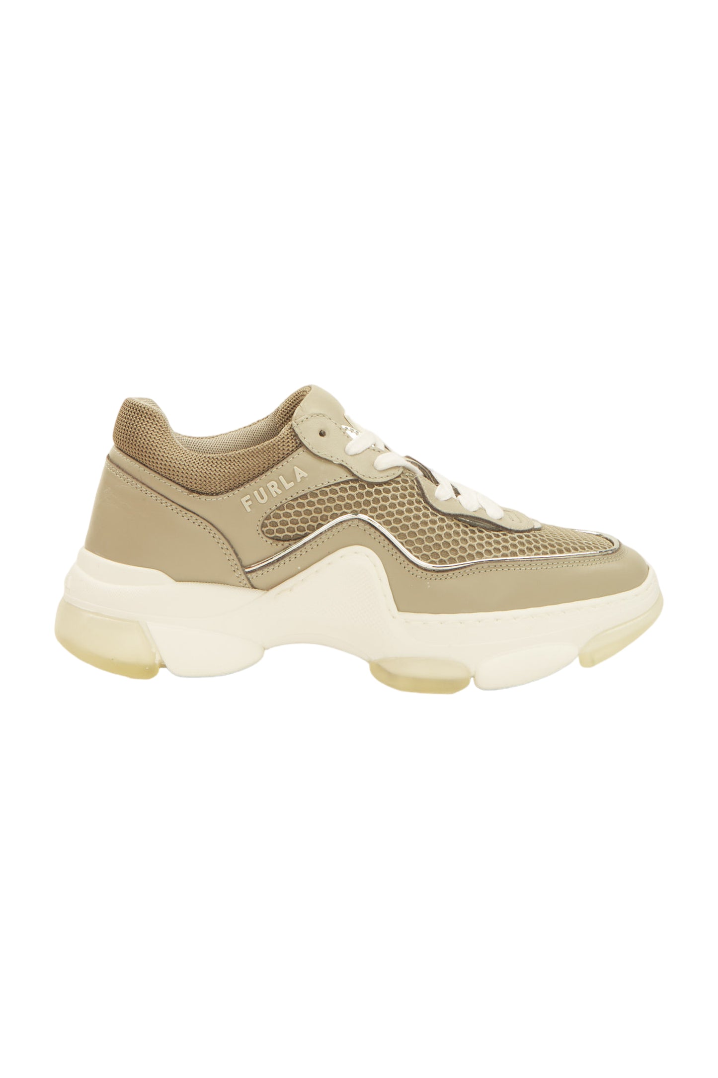 Furla Sneakers Size 38 Beige 