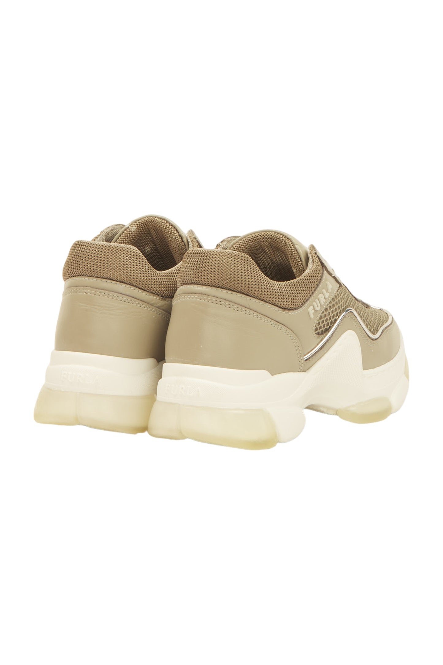 Furla Sneakers Size 38 Beige 