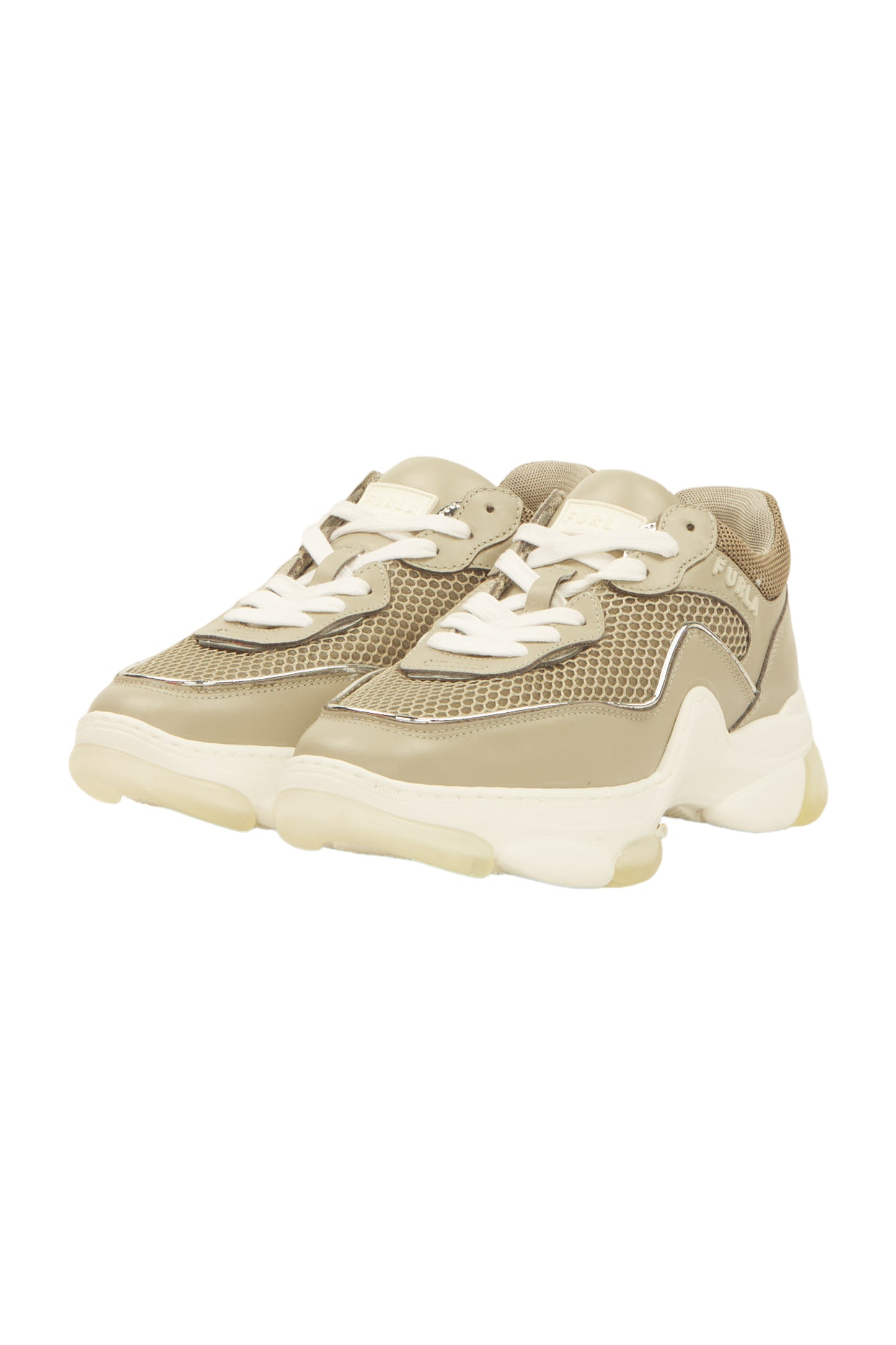 Furla Sneakers Size 38 Beige 