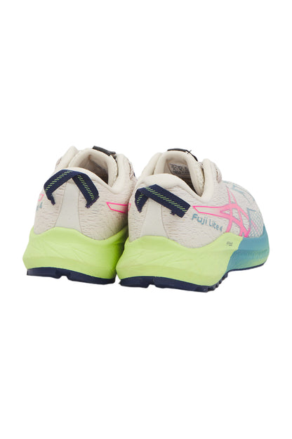 Asics Fuji Lite 4 Damen Laufschuhe - Birch/Hot Pink