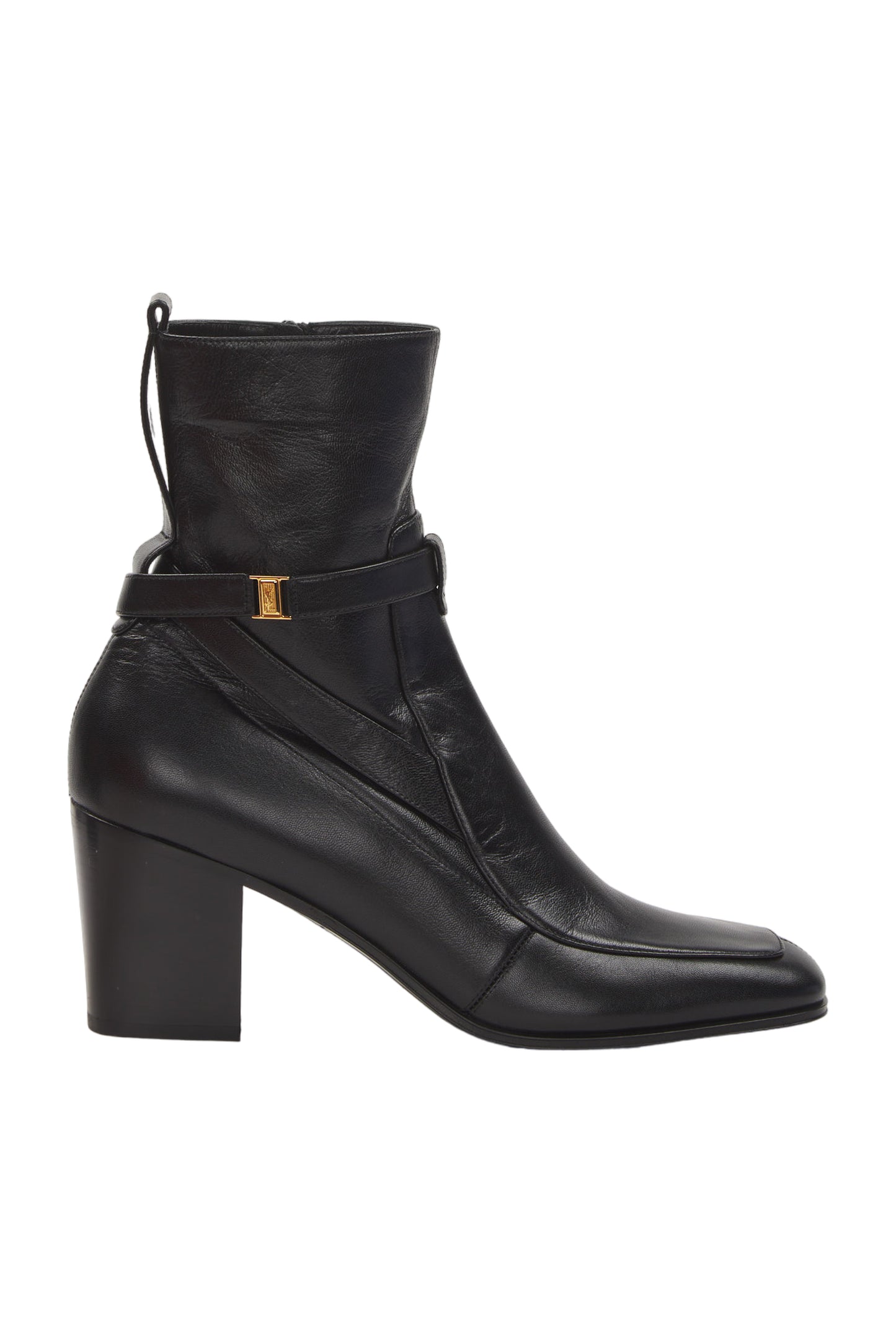 Saint Laurent Ankle Boots Size 40 Schwarz 