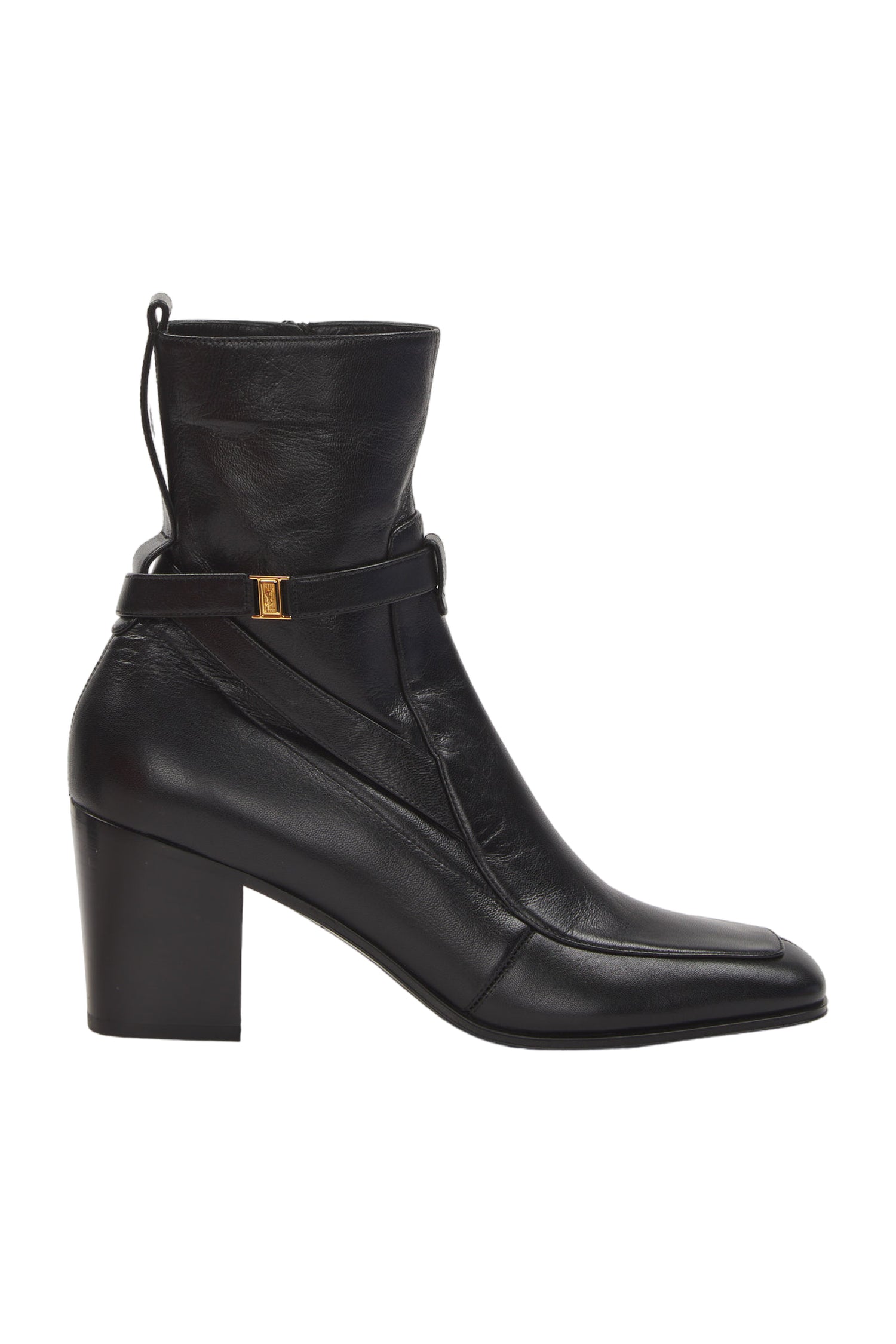 Saint Laurent Ankle Boots Size 40 Schwarz 