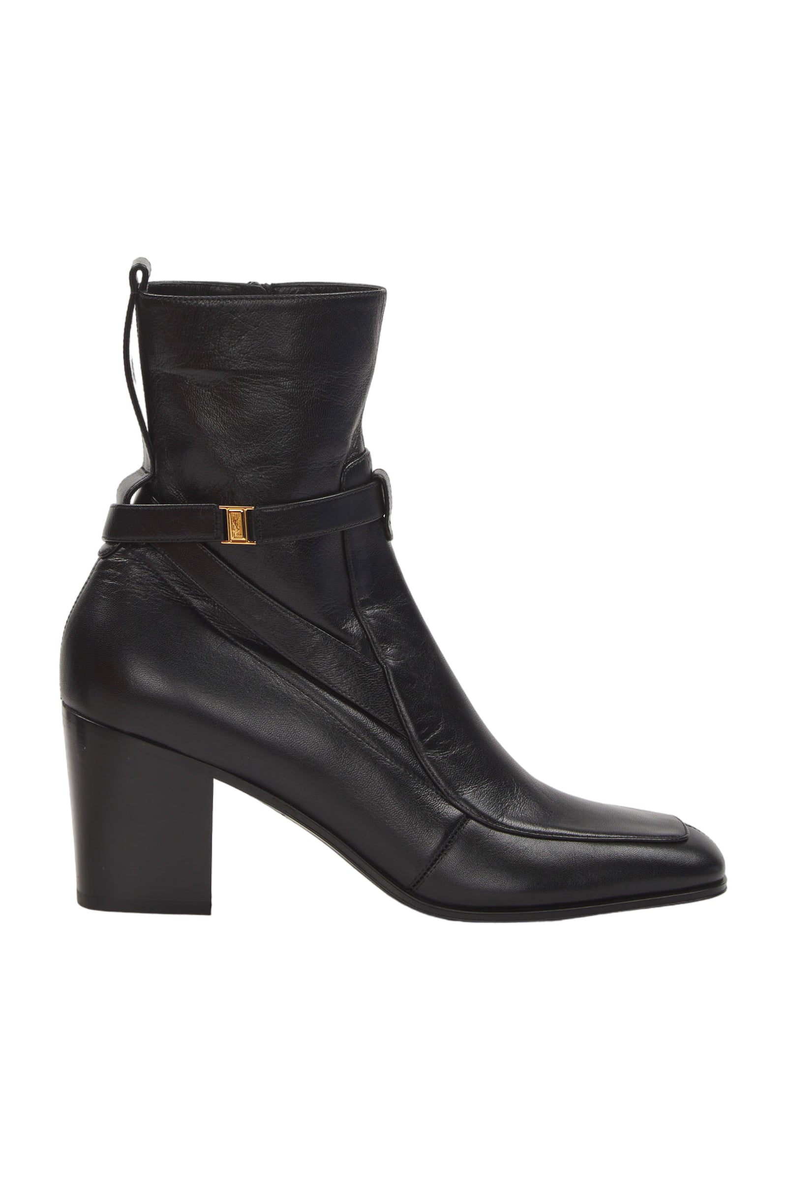 Saint Laurent Ankle Boots Size 40 Schwarz 
