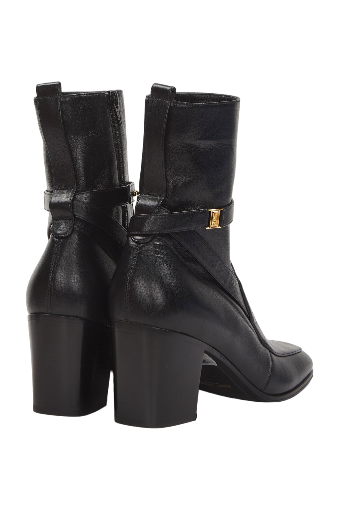 Saint Laurent Ankle Boots Size 40 Schwarz 