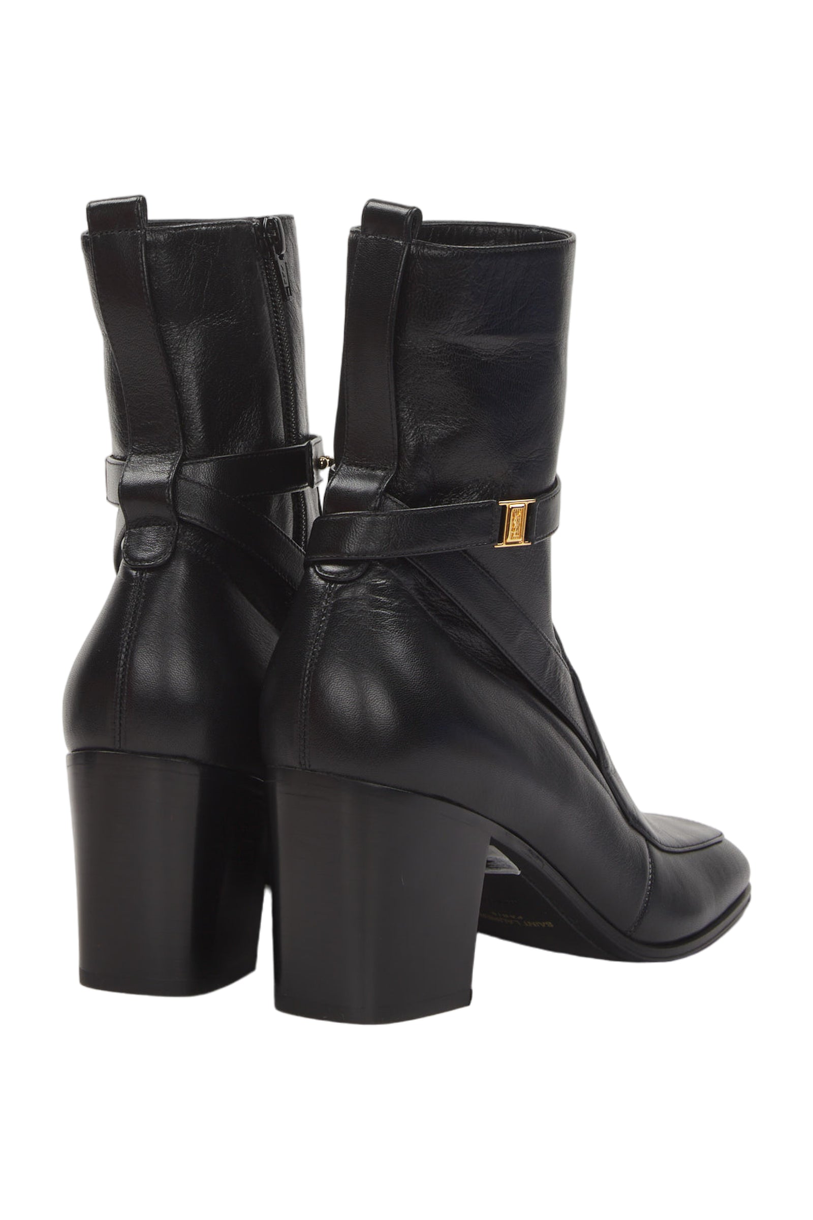 Saint Laurent Ankle Boots Size 40 Schwarz 