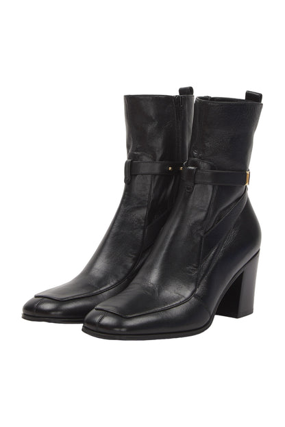 Saint Laurent Ankle Boots Size 40 Schwarz 
