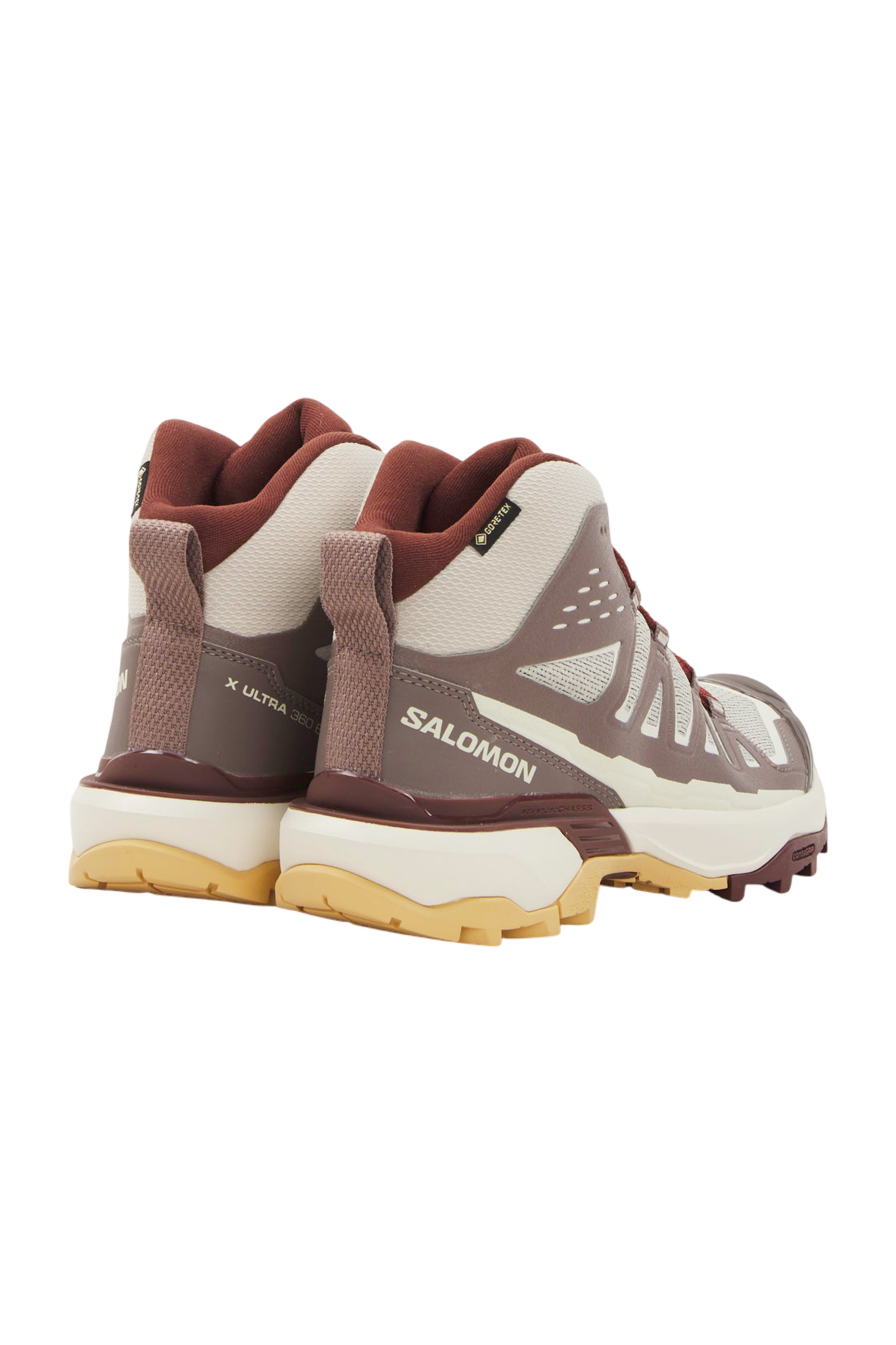 Salomon X ULTRA 360 EDGE MID GTX Damen Wanderschuhe - Silver Cloud/Iron/Rum Raisin