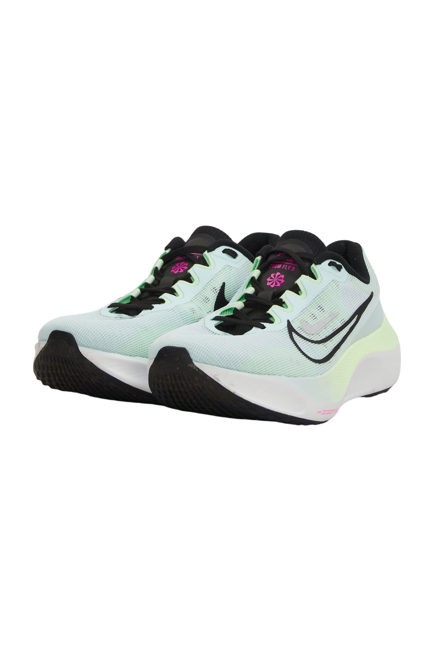 Nike Performance ZOOM FLY 5 Damen Laufschuhe - Glacier Blue/Black-Barely Green