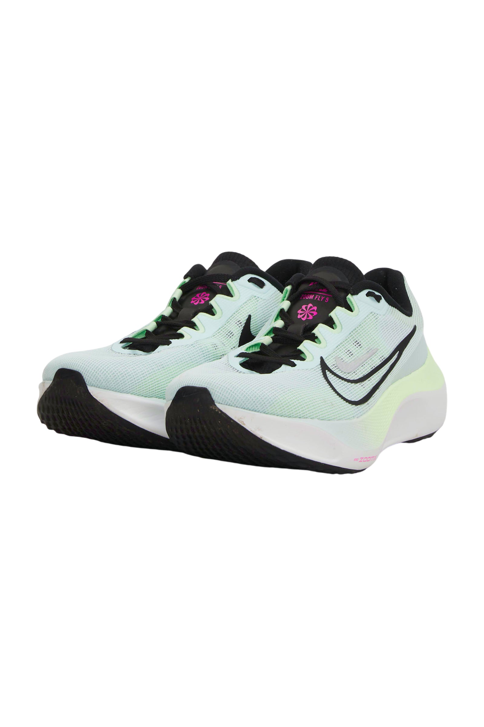 Nike Performance ZOOM FLY 5 Damen Laufschuhe - Glacier Blue/Black-Barely Green