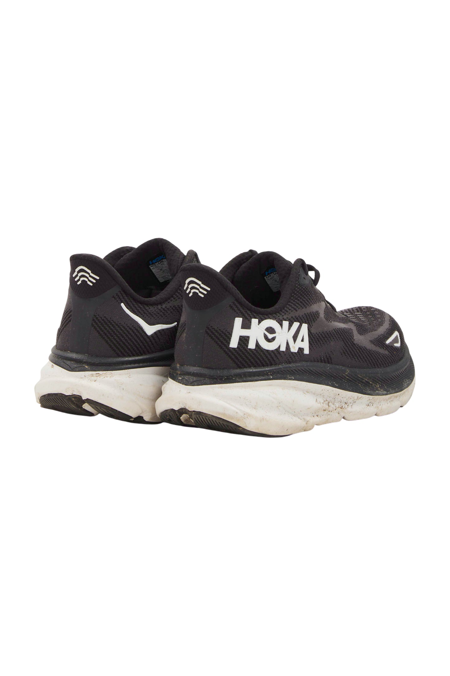 HOKA One One Clifton 9 Herren Laufschuhe - Schwarz/Weiß