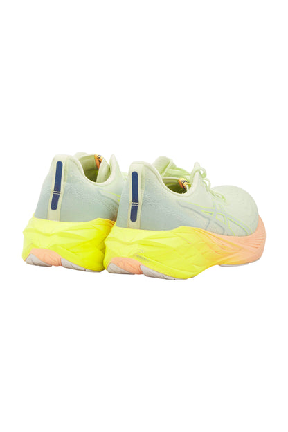 ASICS Novablast 4 Paris Herren Laufschuhe – Mint/Orange/Gelb