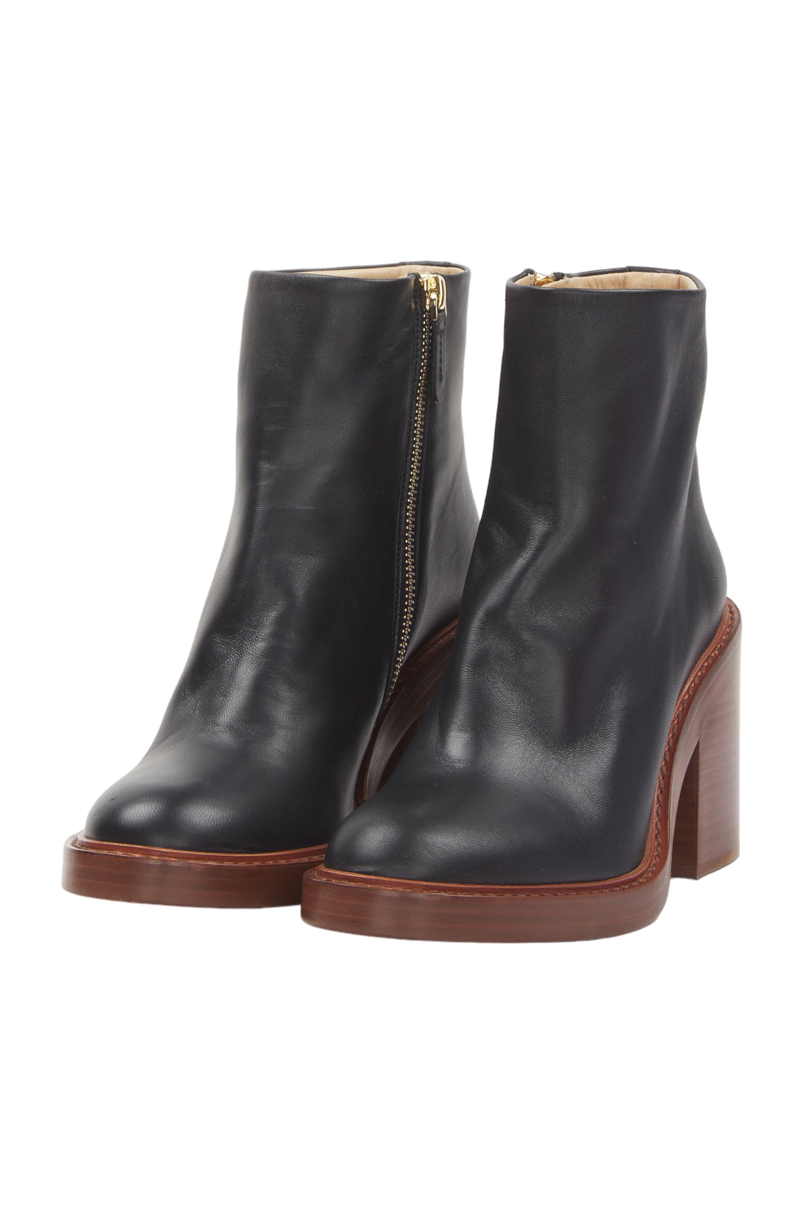 Chloé Ankle Boots Size 38 Schwarz 