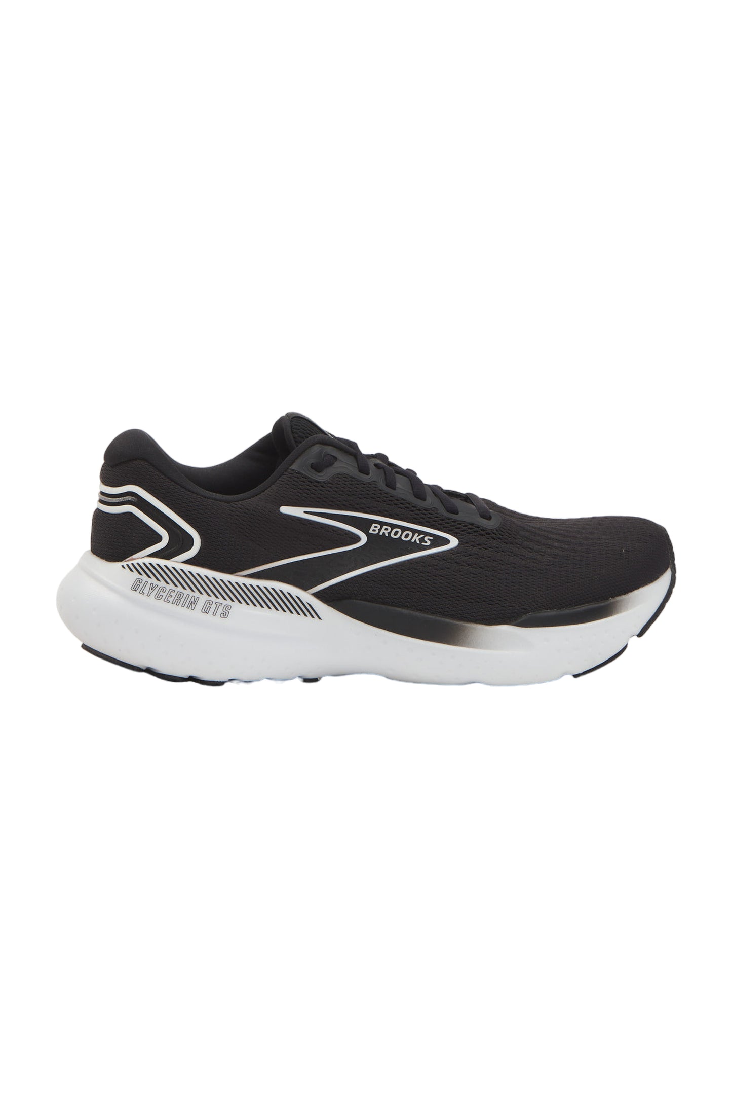 Brooks Glycerin GTS 21 Herren Laufschuhe - Schwarz/Grau/Weiß