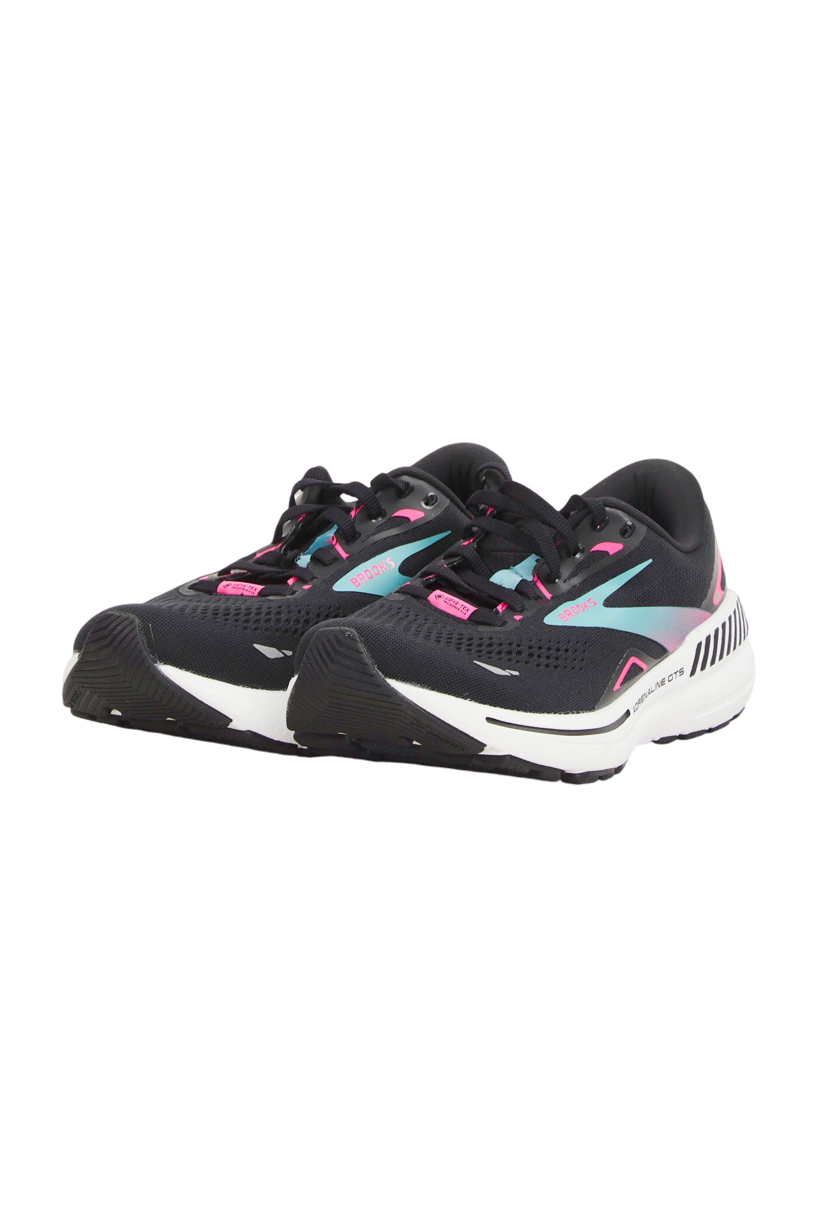 Brooks Damen Adrenaline GTS 23 Laufschuhe - Schwarz/Pink