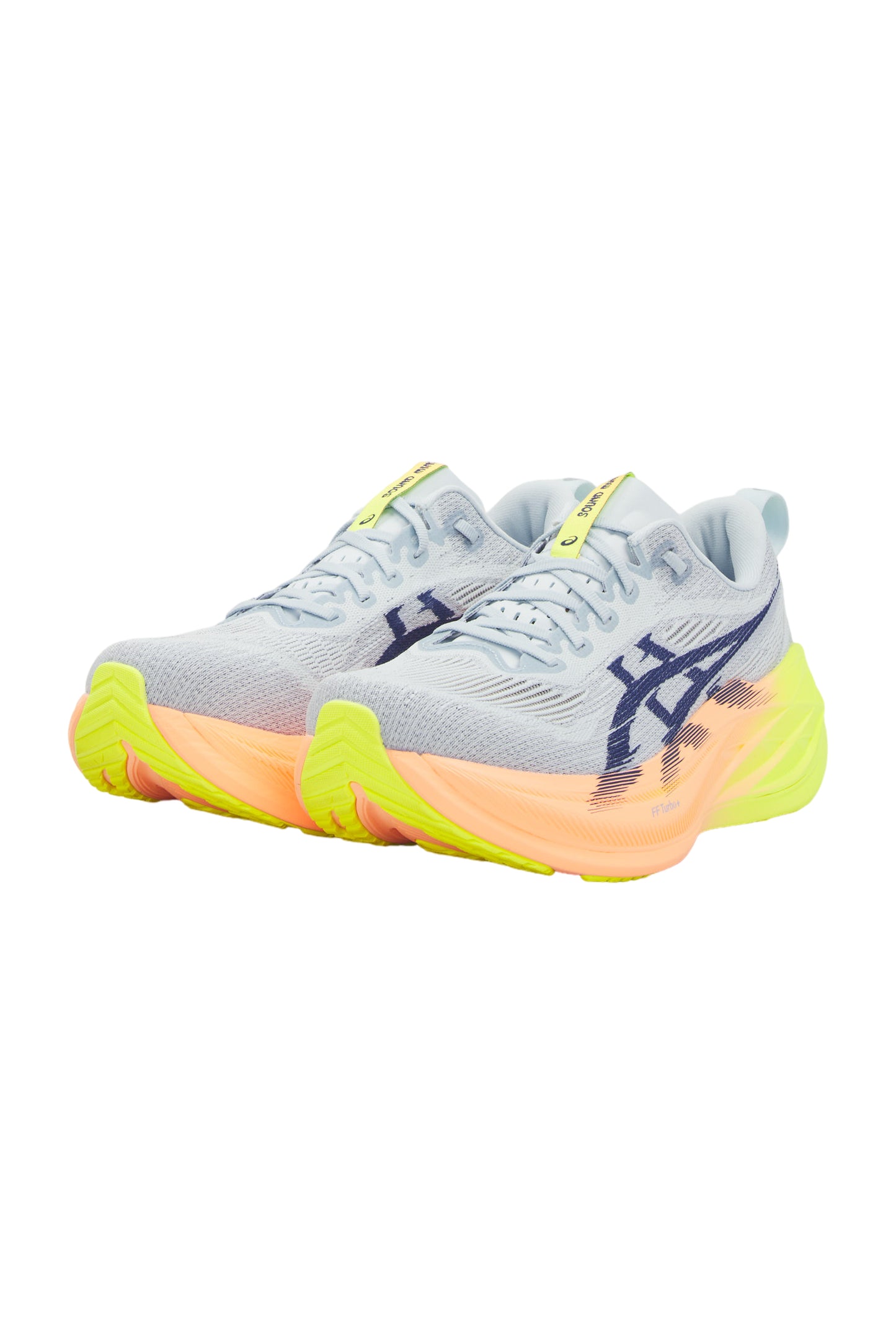 Asics Superblast 2 Paris  Herren Laufschuhe -  Cool Grey/Safety Yellow