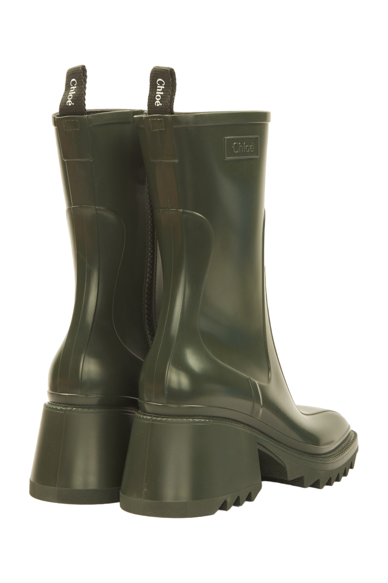 Chloé  'Betty’ heeled ankle boots Stiefel Size 39 Grün 