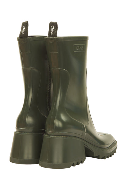 Chloé  'Betty’ heeled ankle boots Stiefel Size 39 Grün 