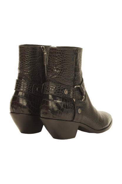 Saint Laurent Ankle Boots Size 41 Schwarz 