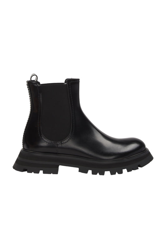 Alexander Mcqueen Ankle Boots Size 39 Schwarz 