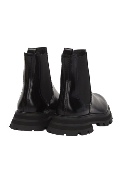 Alexander Mcqueen Ankle Boots Size 39 Schwarz 