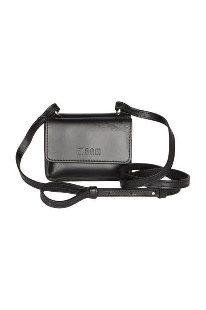 Msgm Handtasche Crossbody Schwarz 
