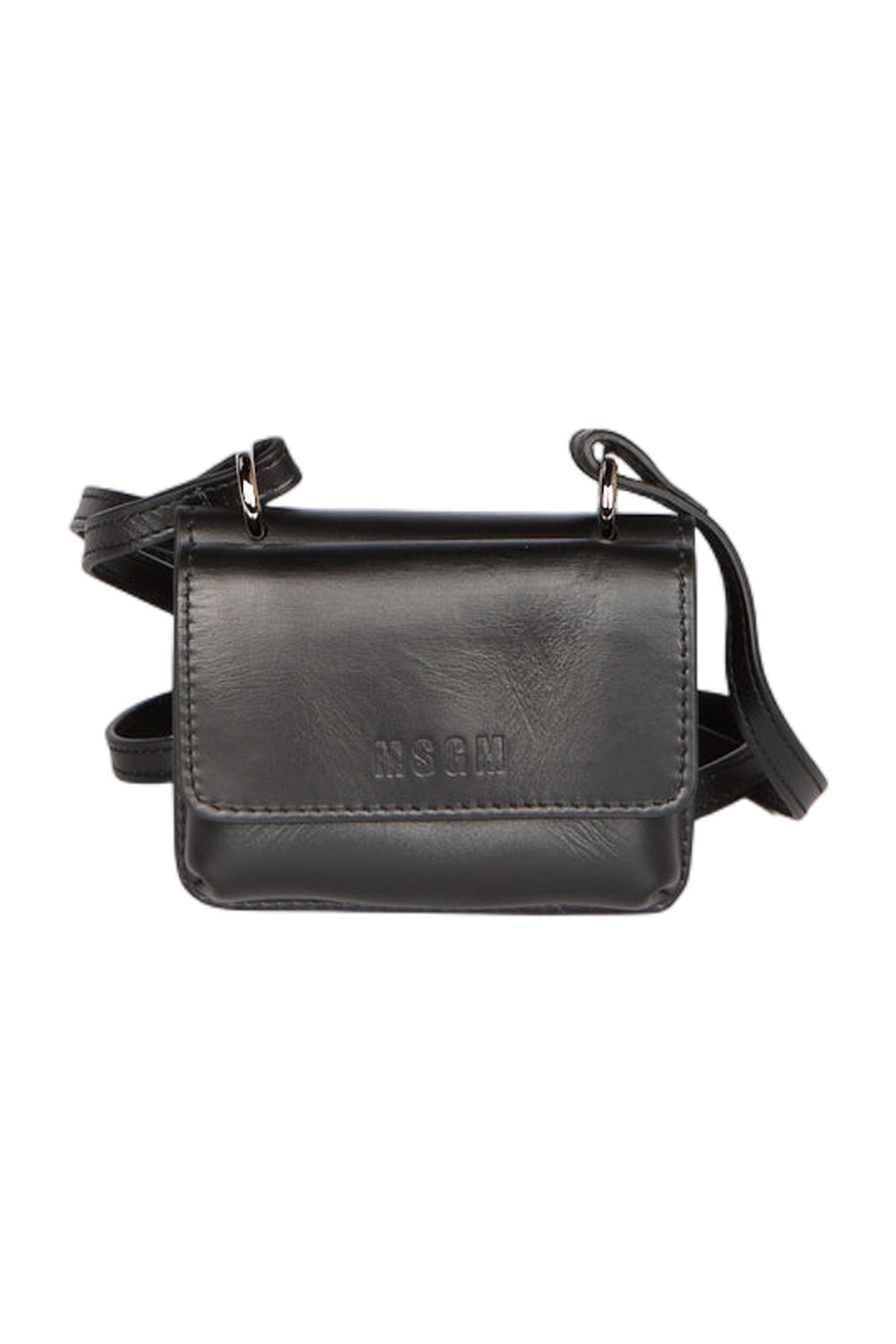 Msgm Handtasche Crossbody Schwarz 