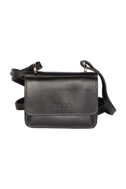 Msgm Handtasche Crossbody Schwarz 